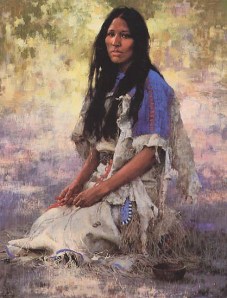 "Mulher Sioux", de Howard Terpning