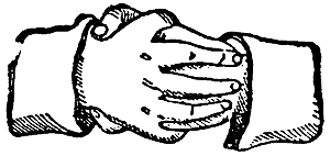 Quarto Aperto de Mão, Aperto de Mão do Mestre, ou Sinal Seguro da Pata de Leão.