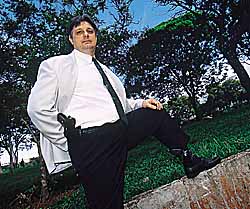 Moroni Torgan durante seu segundo mandato como deputado federal pelo PFL, em 1999. Foto: Ana Araújo/Veja.