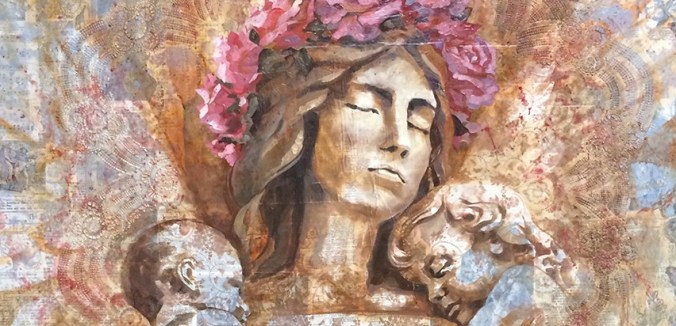 Arte SUD, Doutrina mórmon. O Amor de Uma Mãe, pintura de Lynde Mott (Exponent II). Mãe Celestial, Mormonismo.