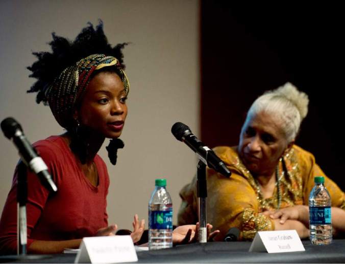 Janan Graham-Russell no painel 