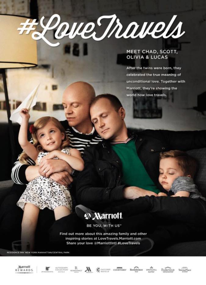 Conheça Chad, Scott, Olivia e Lucas: Depois que os gêmeos nasceram, eles celebraram o real significado de amor incondicional. Juntos com a Marriott, eles demonstram ao mundo como o amor viaja.