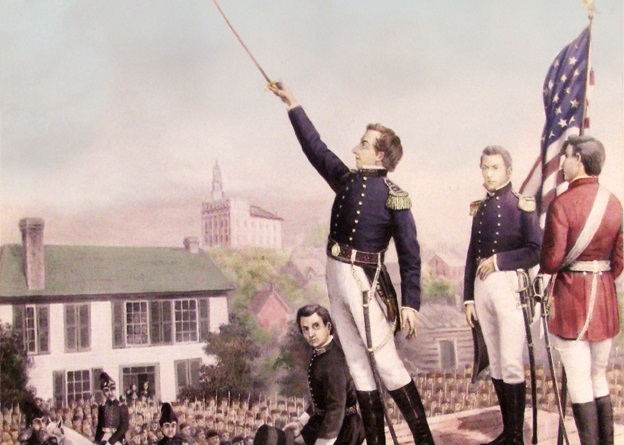 "Último Discurso Público do General de 3 Estrelas Joseph Smith" por John Hafen, 1888.